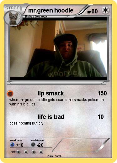 Pokemon mr.green hoodie