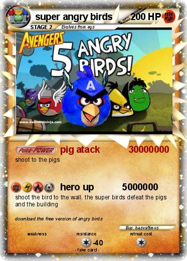 Pokemon super angry birds