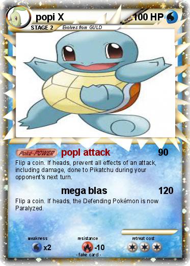 Pokemon popi X