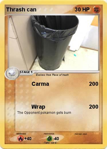 Pokemon Thrash can