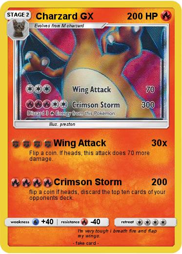 Pokemon Charzard GX