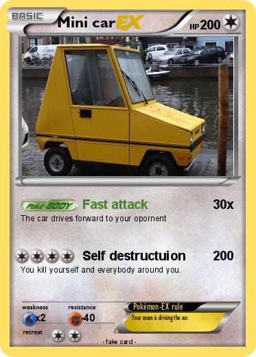 Pokemon Mini car