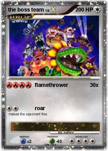 Pokemon the boss team