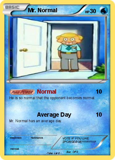 Pokemon Mr. Normal