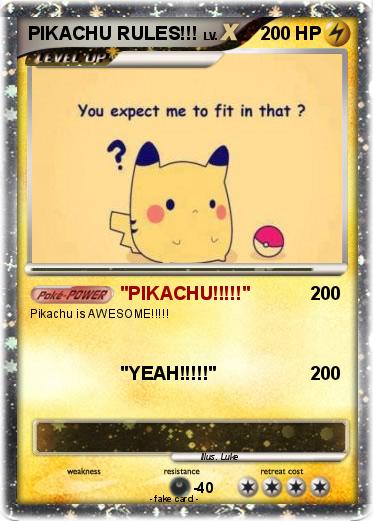 Pokemon PIKACHU RULES!!!