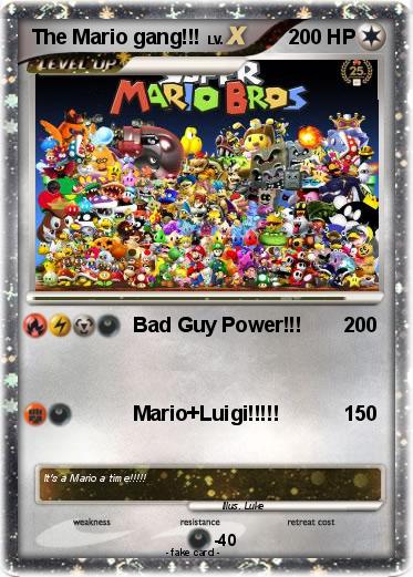 Pokemon The Mario gang!!!