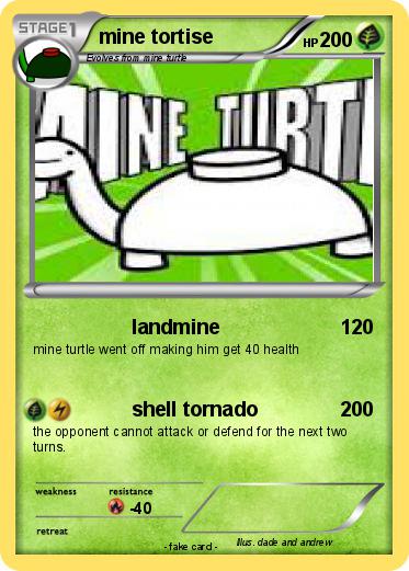 Pokemon mine tortise