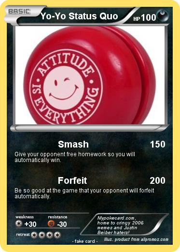 Pokemon Yo-Yo Status Quo
