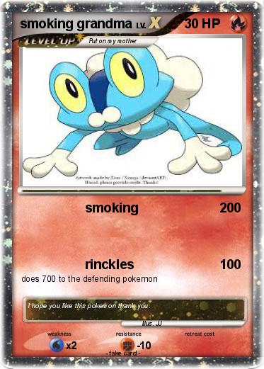 Pokemon smoking grandma