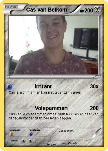 Pokemon Cas van Belkom