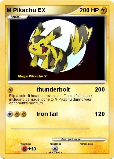Pokemon M Pikachu EX