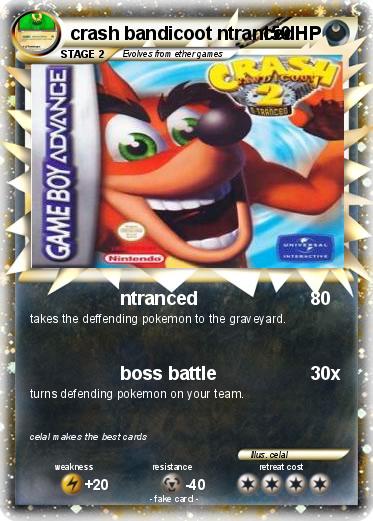 Pokemon crash bandicoot ntranced