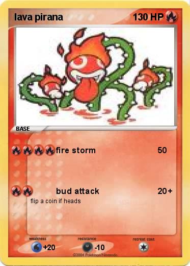 Pokemon lava pirana