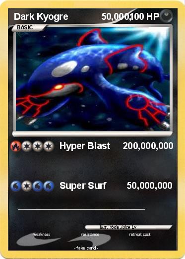 Pokemon Dark Kyogre             50,000,