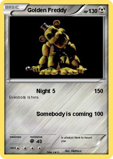 Pokemon Golden Freddy