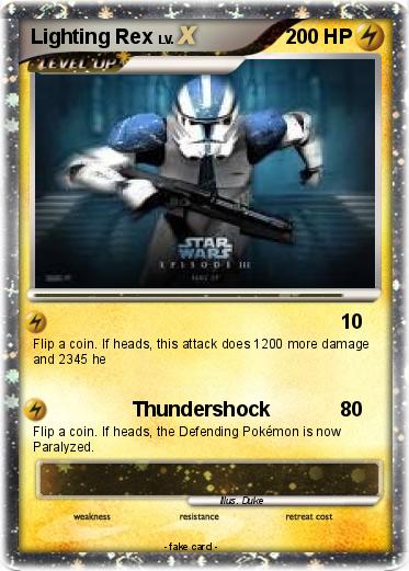 Pokemon Lighting Rex
