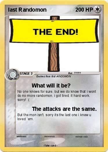 Pokemon last Randomon