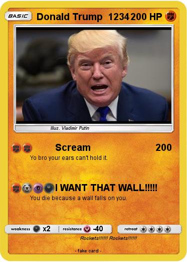 Pokemon Donald Trump  1234