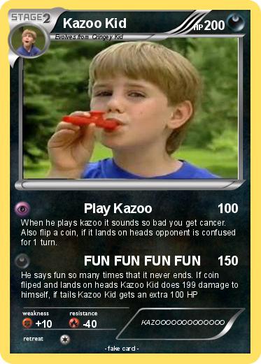 Pokemon Kazoo Kid