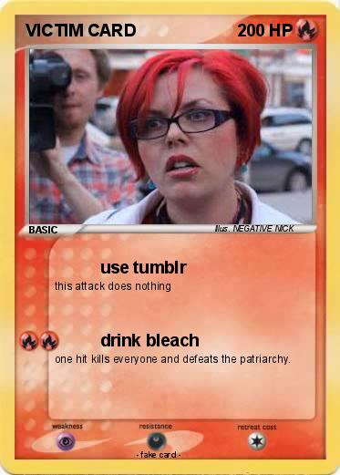 Pokemon VICTIM CARD