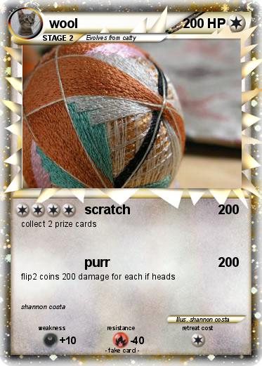 Pokemon wool