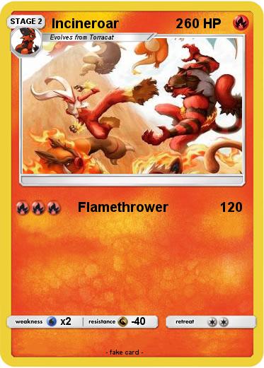 Pokemon Incineroar                2