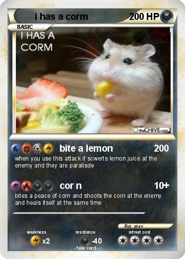 Pokemon i has a corm