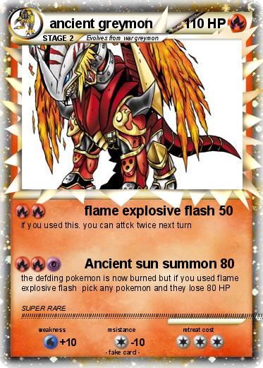 Pokemon ancient greymon