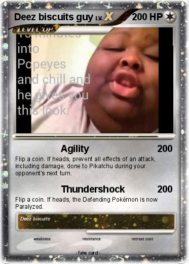 Pokemon Deez biscuits guy
