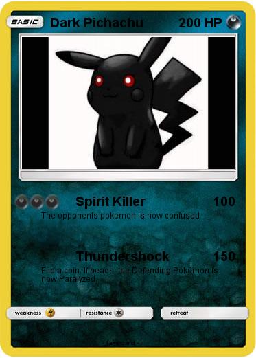 Pokemon Dark Pichachu