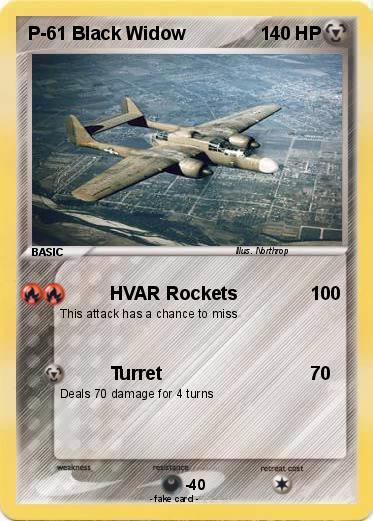 Pokemon P-61 Black Widow