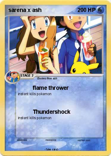 Pokemon sarena x ash
