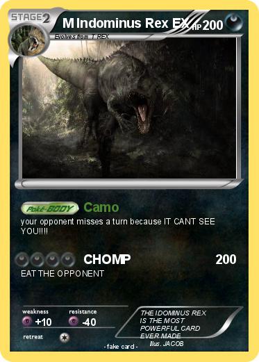 Pokemon M Indominus Rex EX