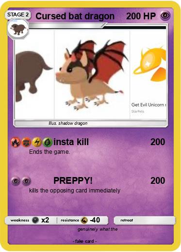 Pokemon Cursed bat dragon