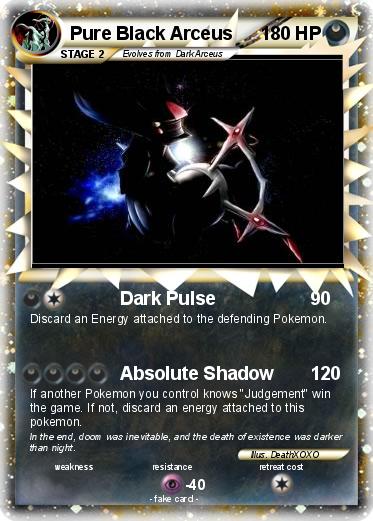 Pokemon Pure Black Arceus