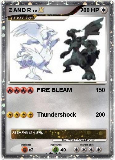 Pokemon Z AND R