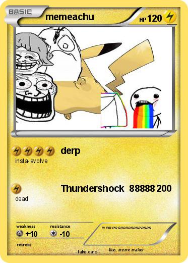 Pokemon memeachu