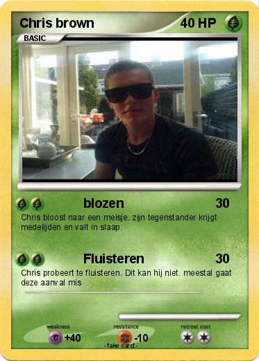 Pokemon Chris brown