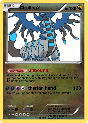 Pokemon GiratinaX
