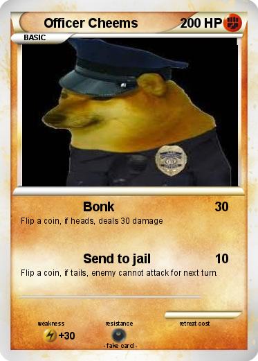Pokemon Officer Cheems