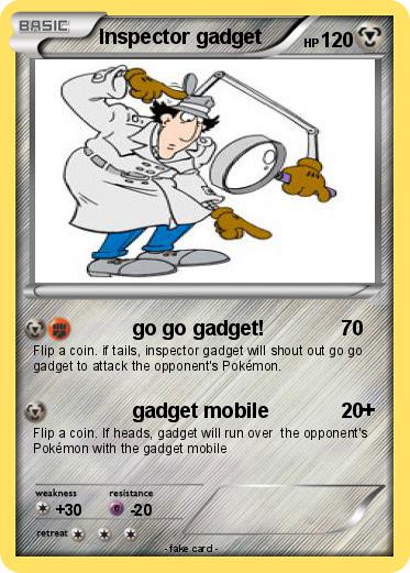 Pokemon Inspector gadget Pokemon Inspector gadget