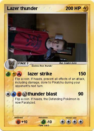Pokemon Lazer thunder
