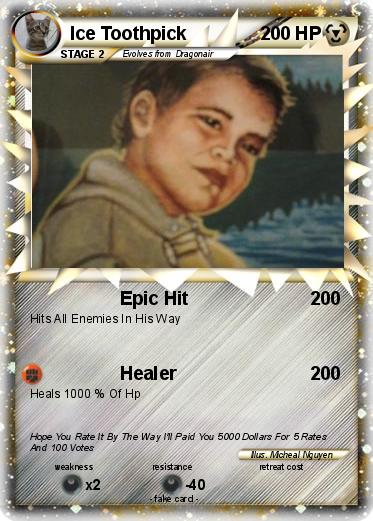 Pokemon Ice Toothpick