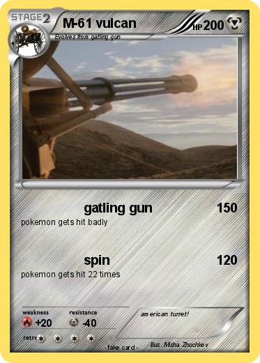 Pokemon M-61 vulcan