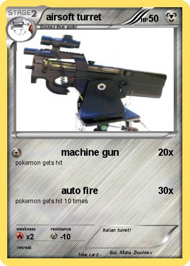 Pokemon airsoft turret