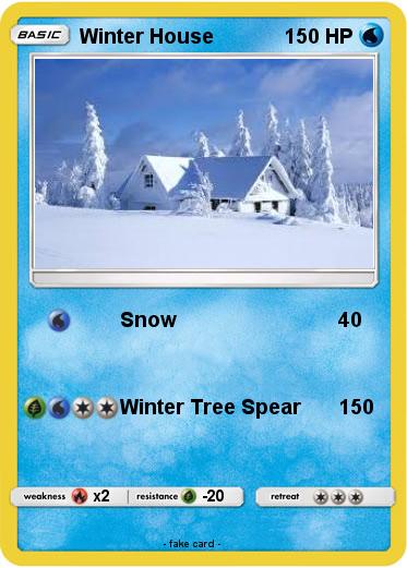 Pokemon Winter House