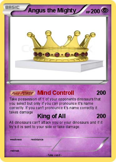 Pokemon Angus the Mighty