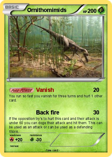Pokemon Ornithomimids