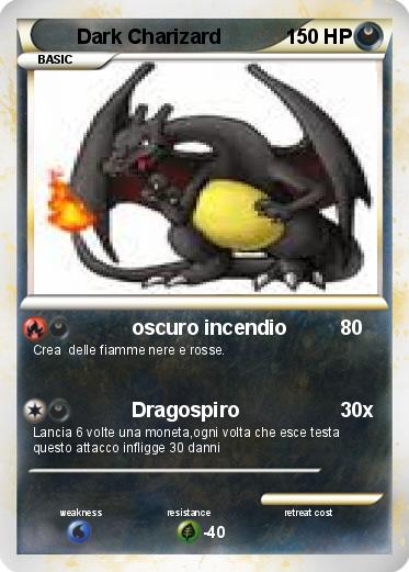 Pokemon Dark Charizard