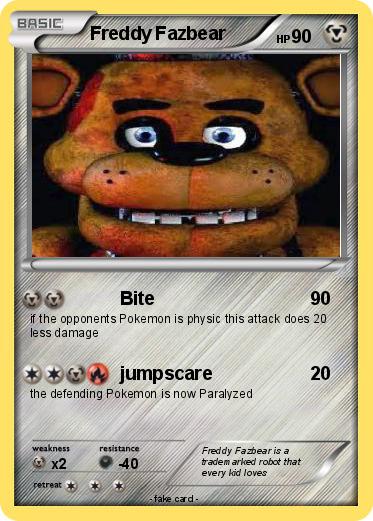 Pokemon Freddy Fazbear